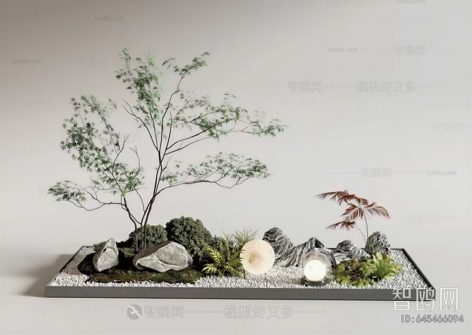 New Chinese Style Plant Landscaping