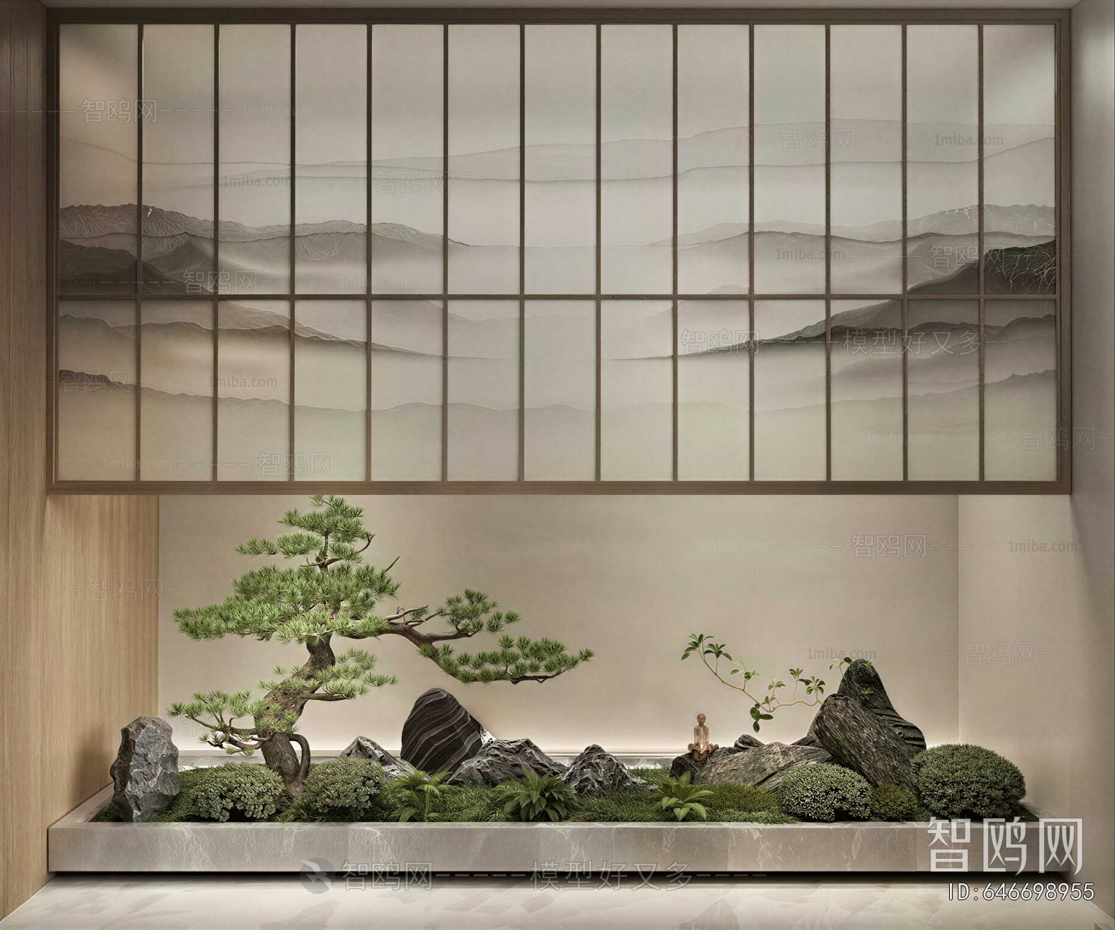 New Chinese Style Plant Landscaping