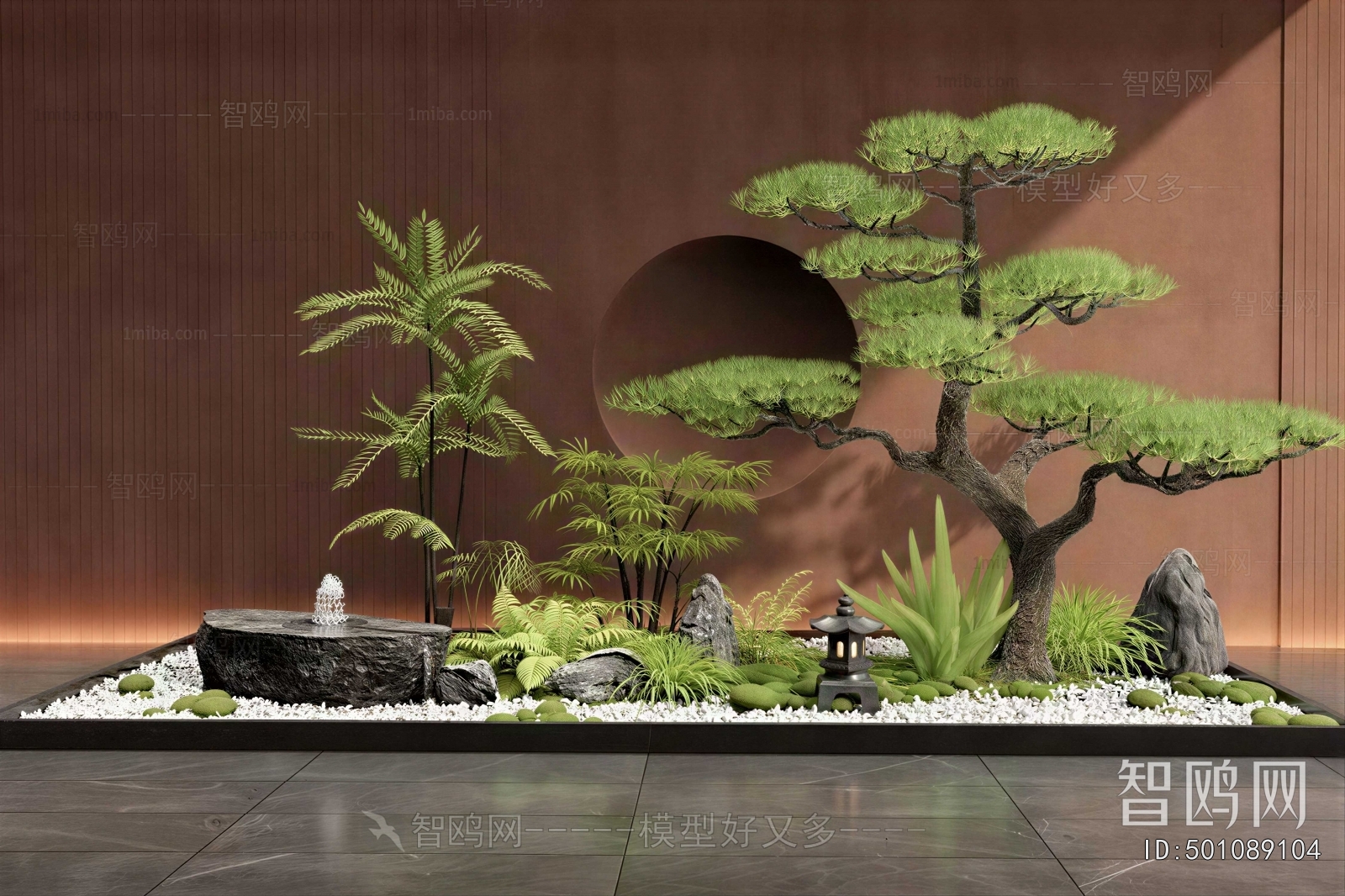 New Chinese Style Plant Landscaping