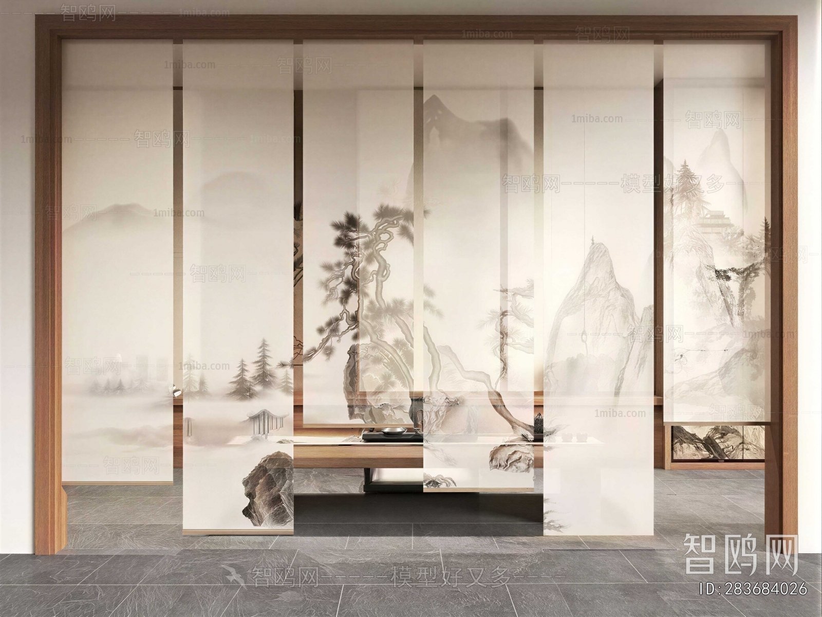 New Chinese Style Door Curtain