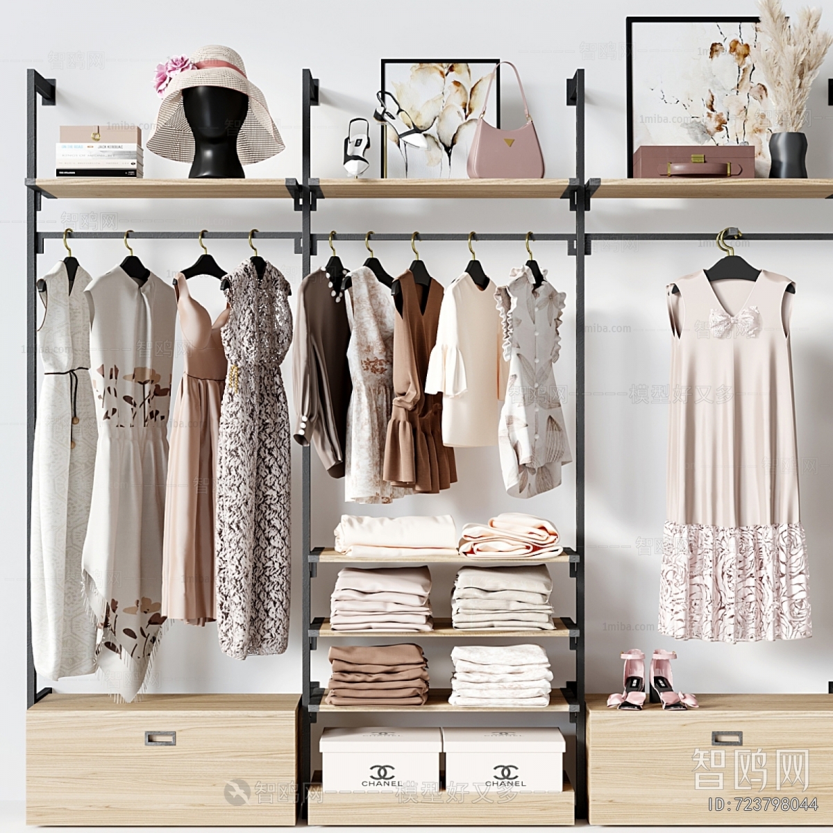 Modern Clothes Storage Area