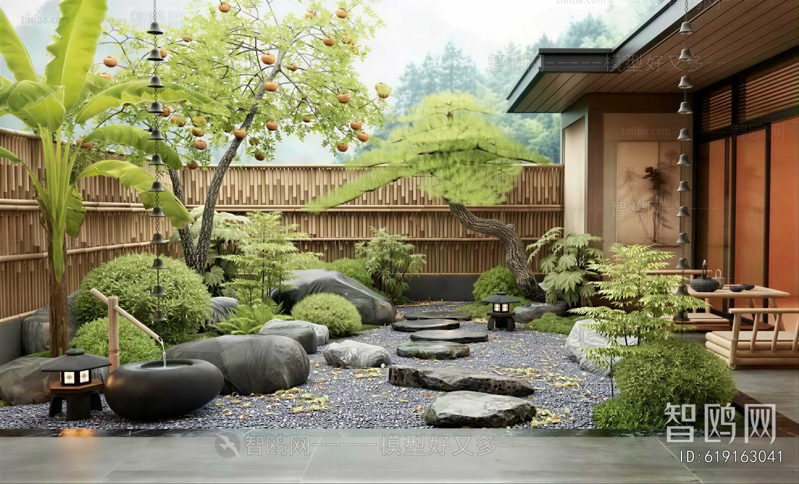 Japanese Style Courtyard/landscape