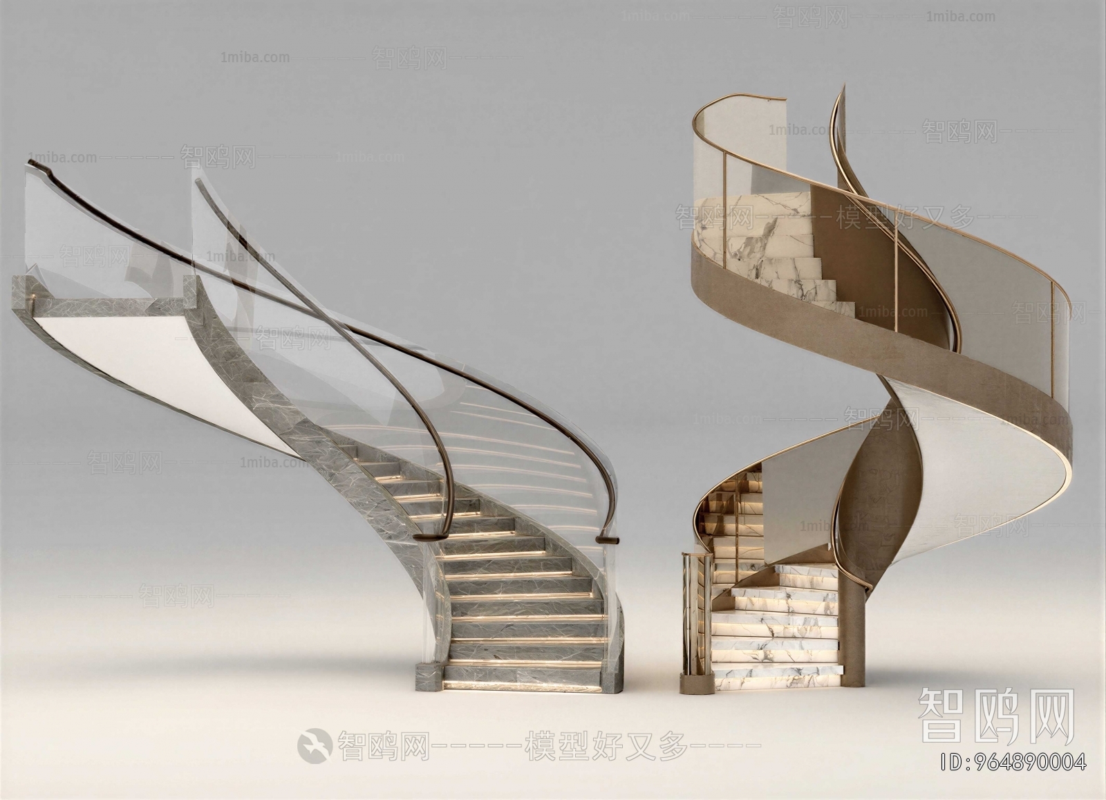 Modern Rotating Staircase