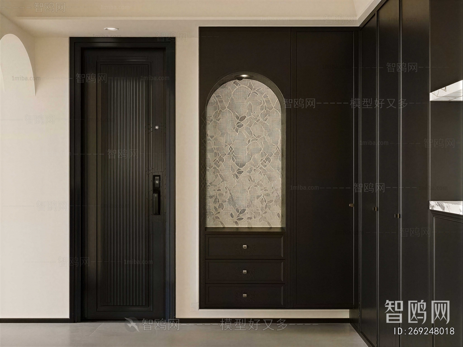 French Style Hallway