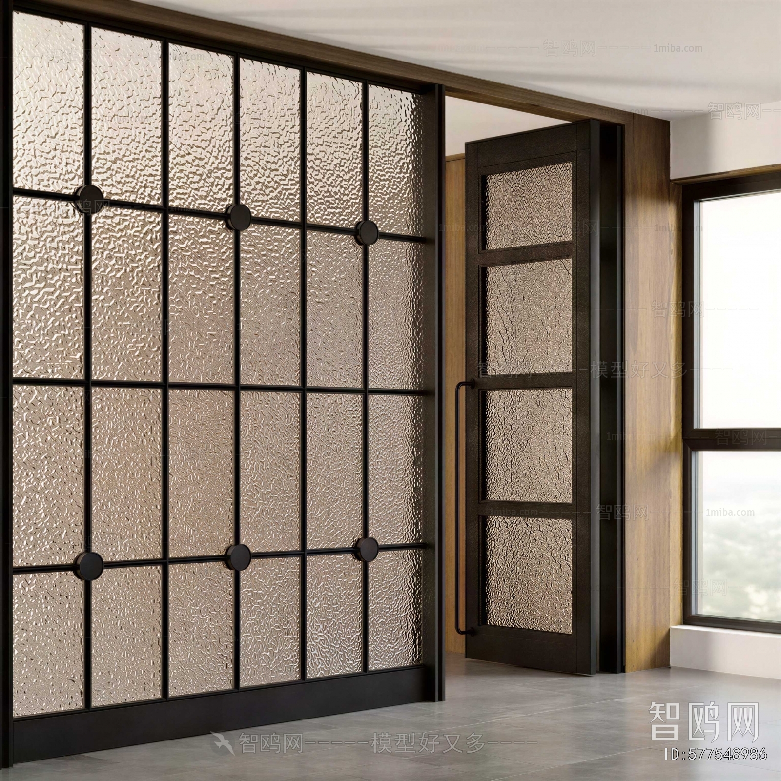 Modern Glass Screen Partition