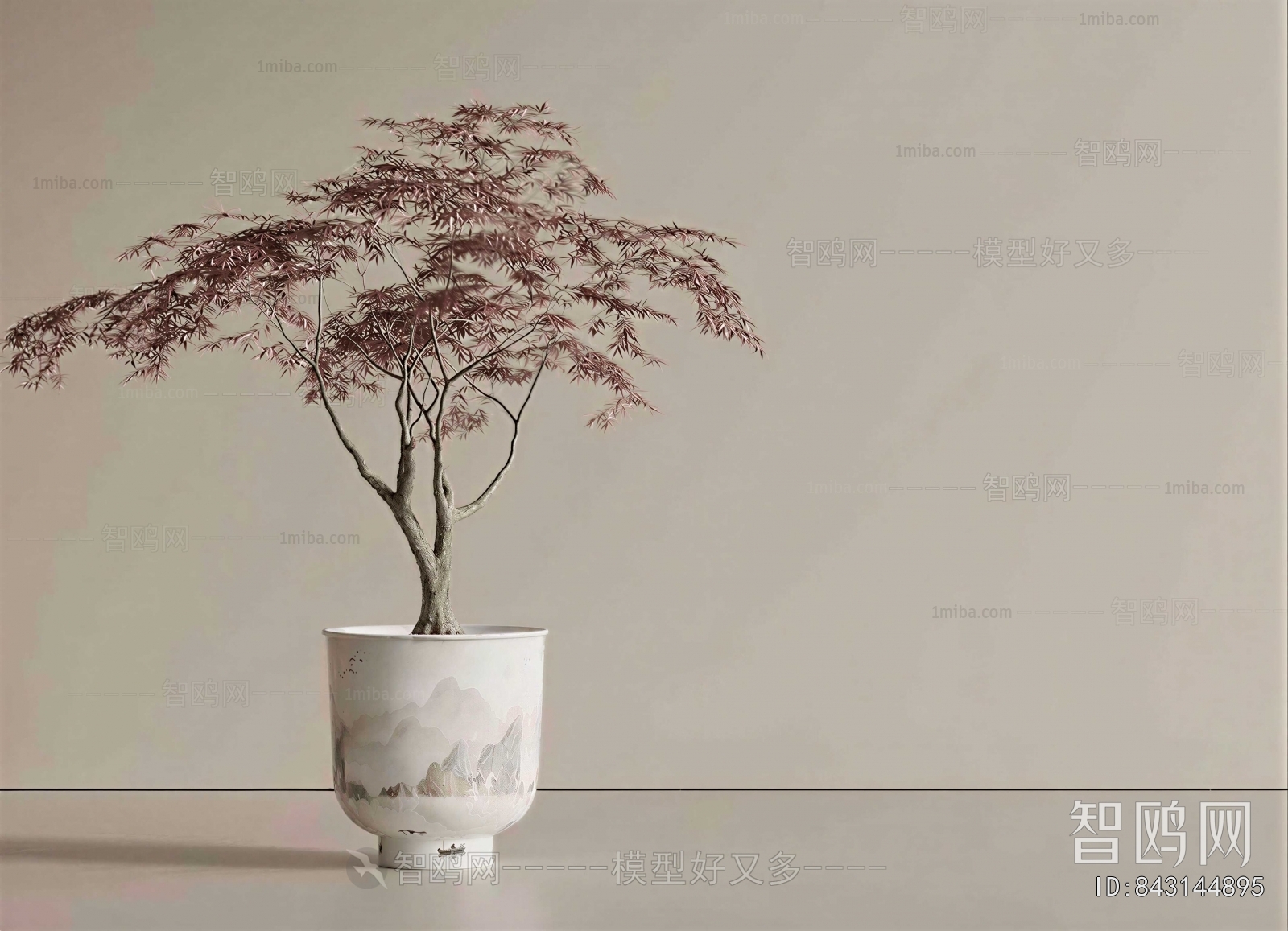 New Chinese Style Ground Green Plant Potted Plants