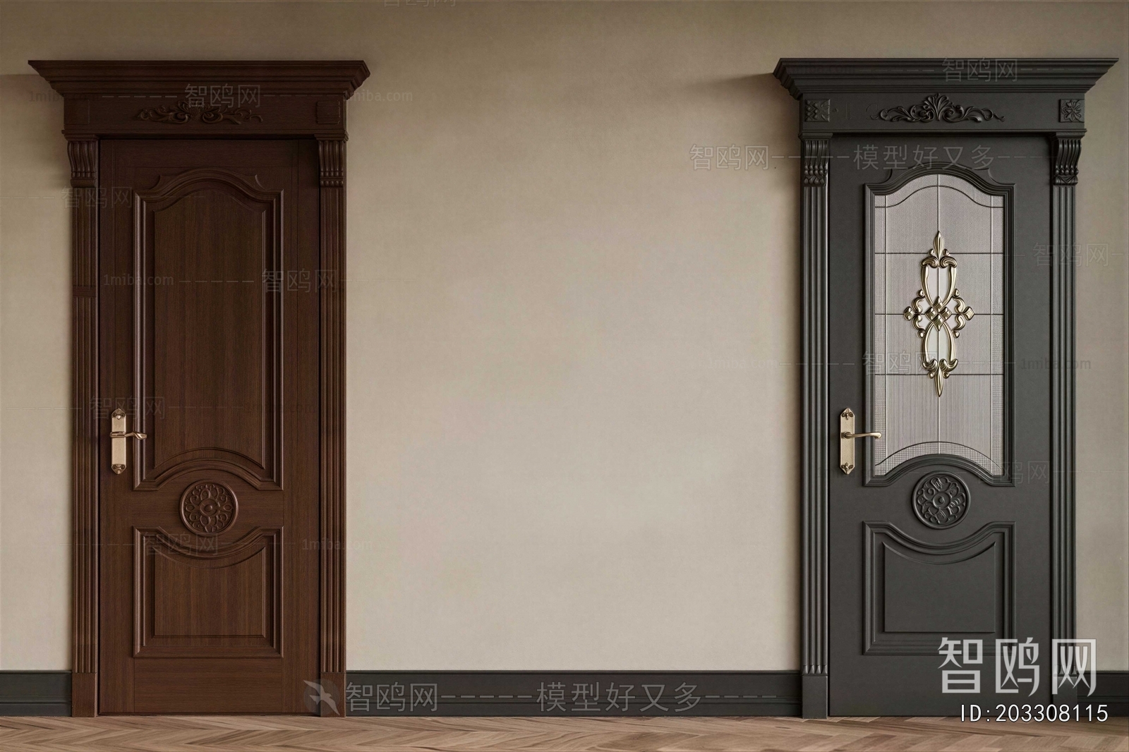 French Style Single Door