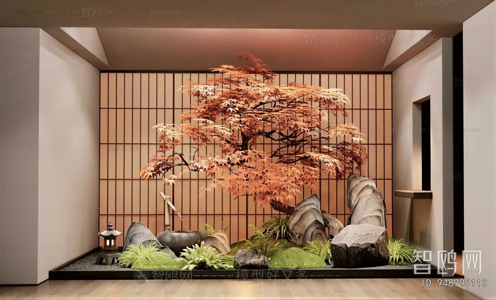 New Chinese Style Plant Landscaping