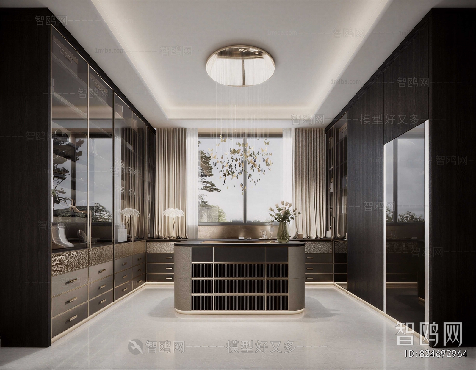 Modern Clothes Storage Area