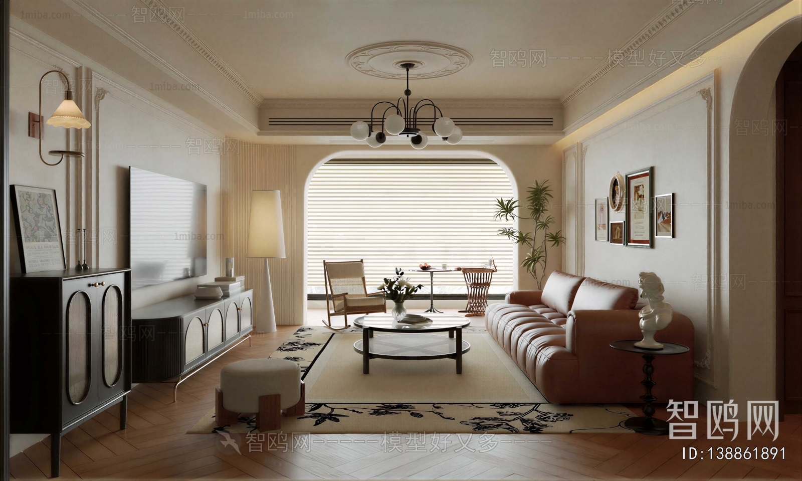 American Style A Living Room