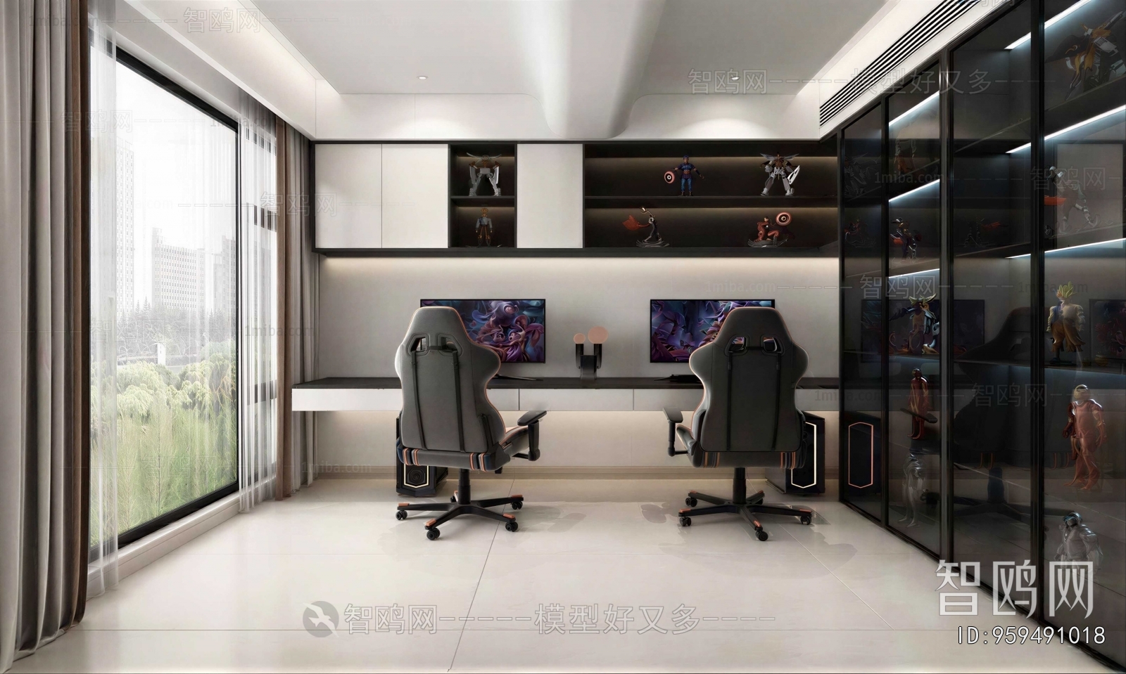 Modern E-sports Room