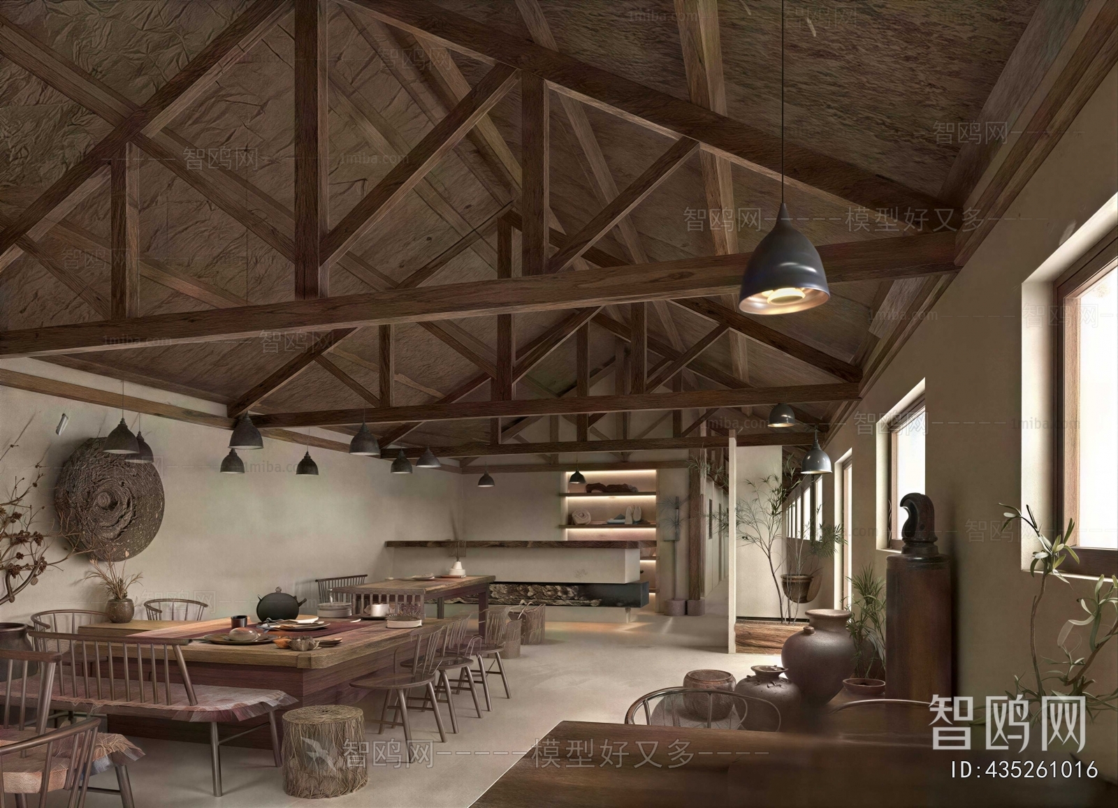 Wabi-sabi Style Restaurant