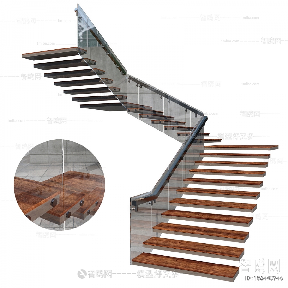 Modern Stair Balustrade/elevator