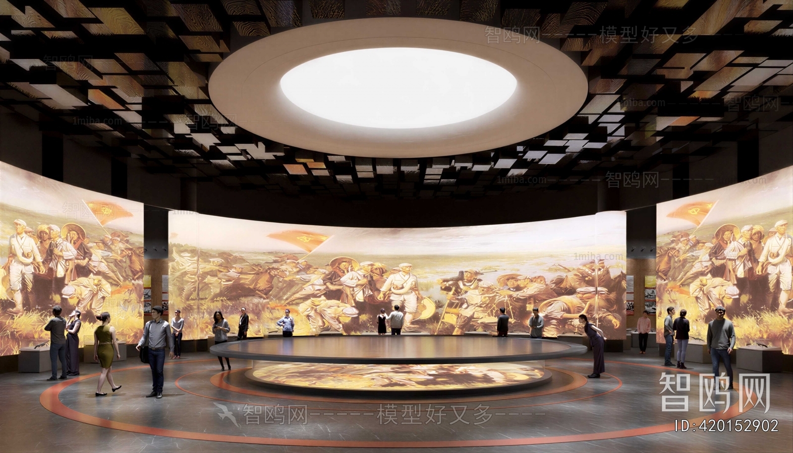 New Chinese Style Exhibition Hall