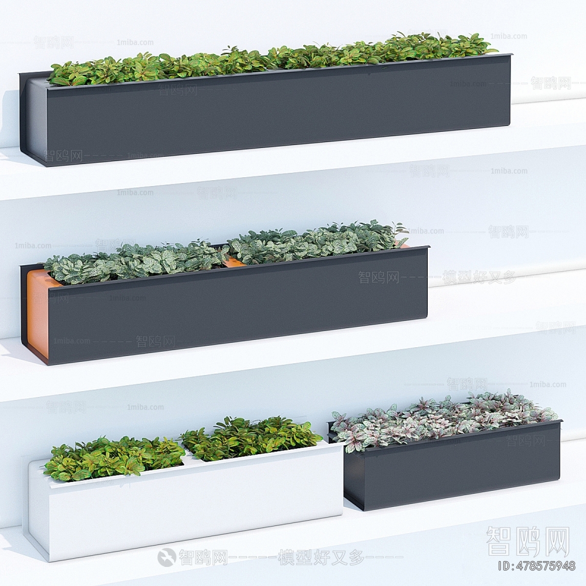Modern Flower Bed, Flower Bowl, Flower Box