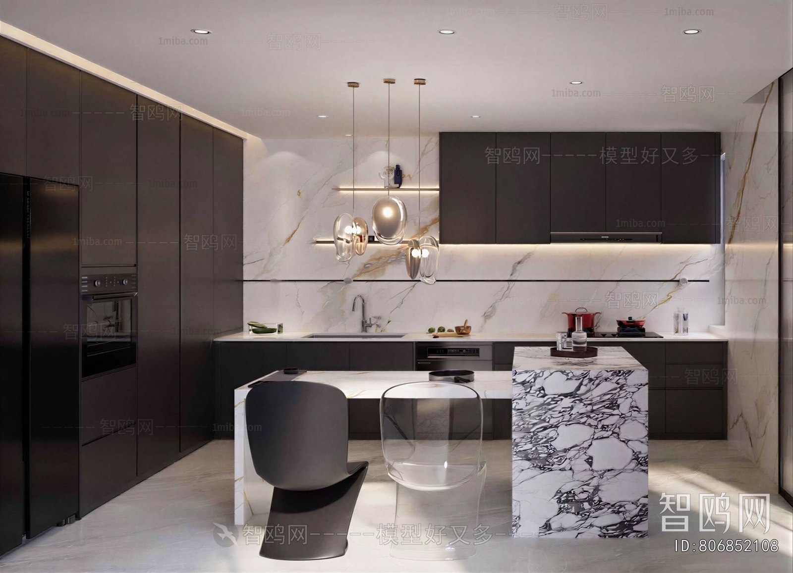 Modern Open Kitchen