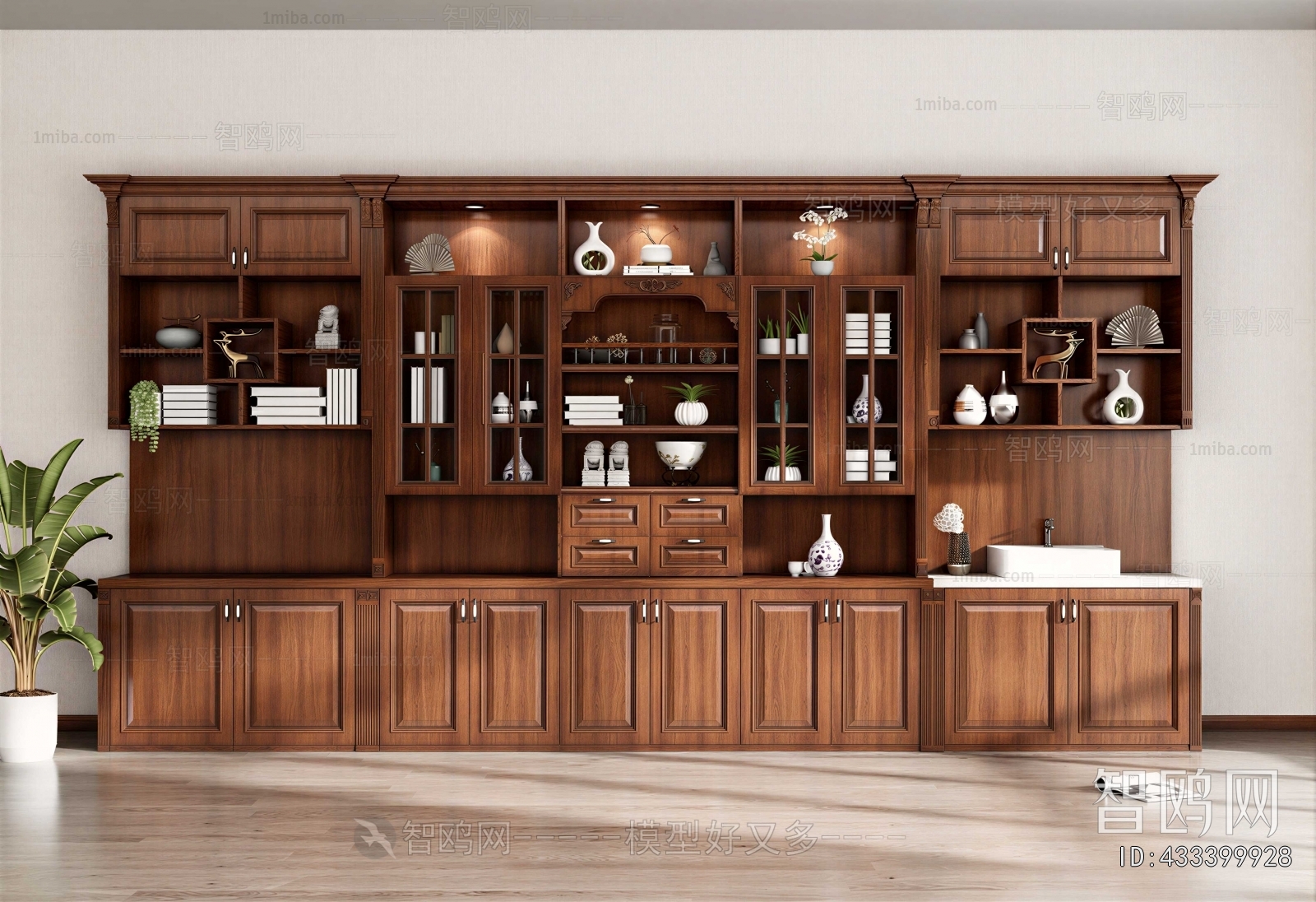 New Chinese Style Bookcase