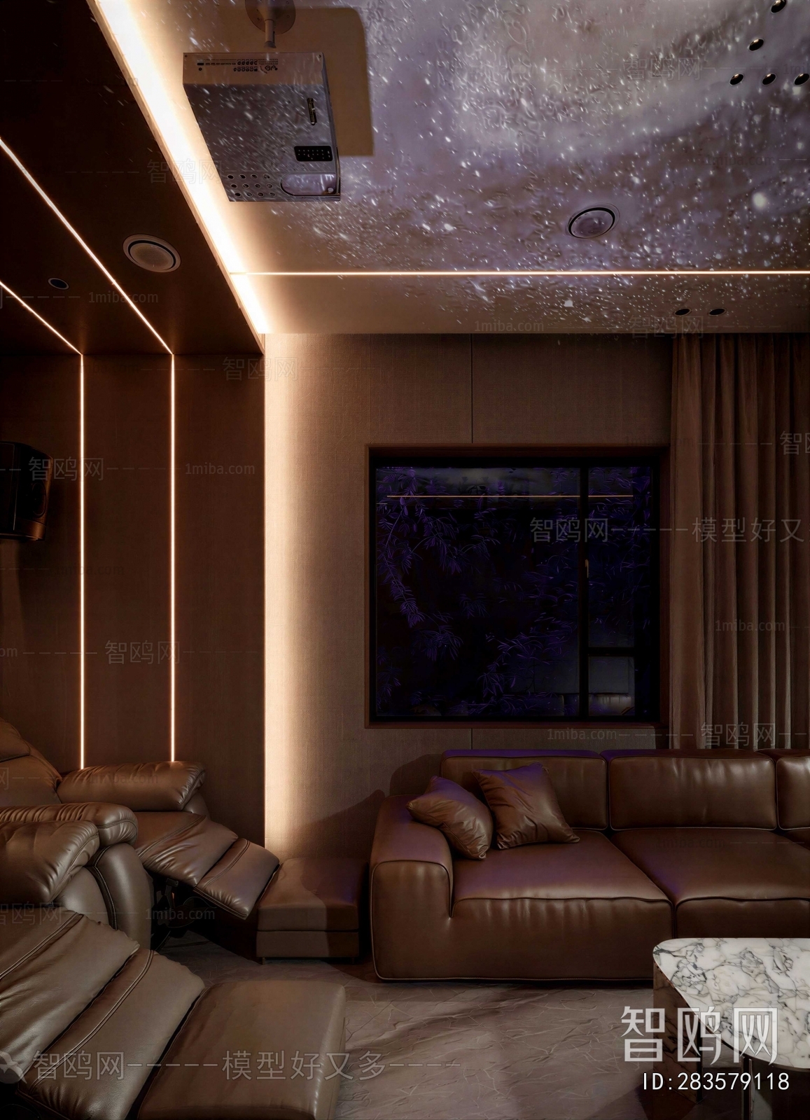 Modern Audiovisual Room