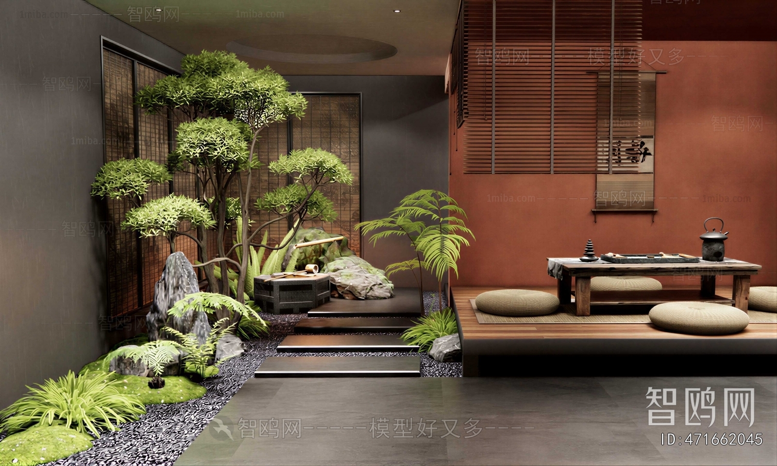 New Chinese Style Plant Landscaping