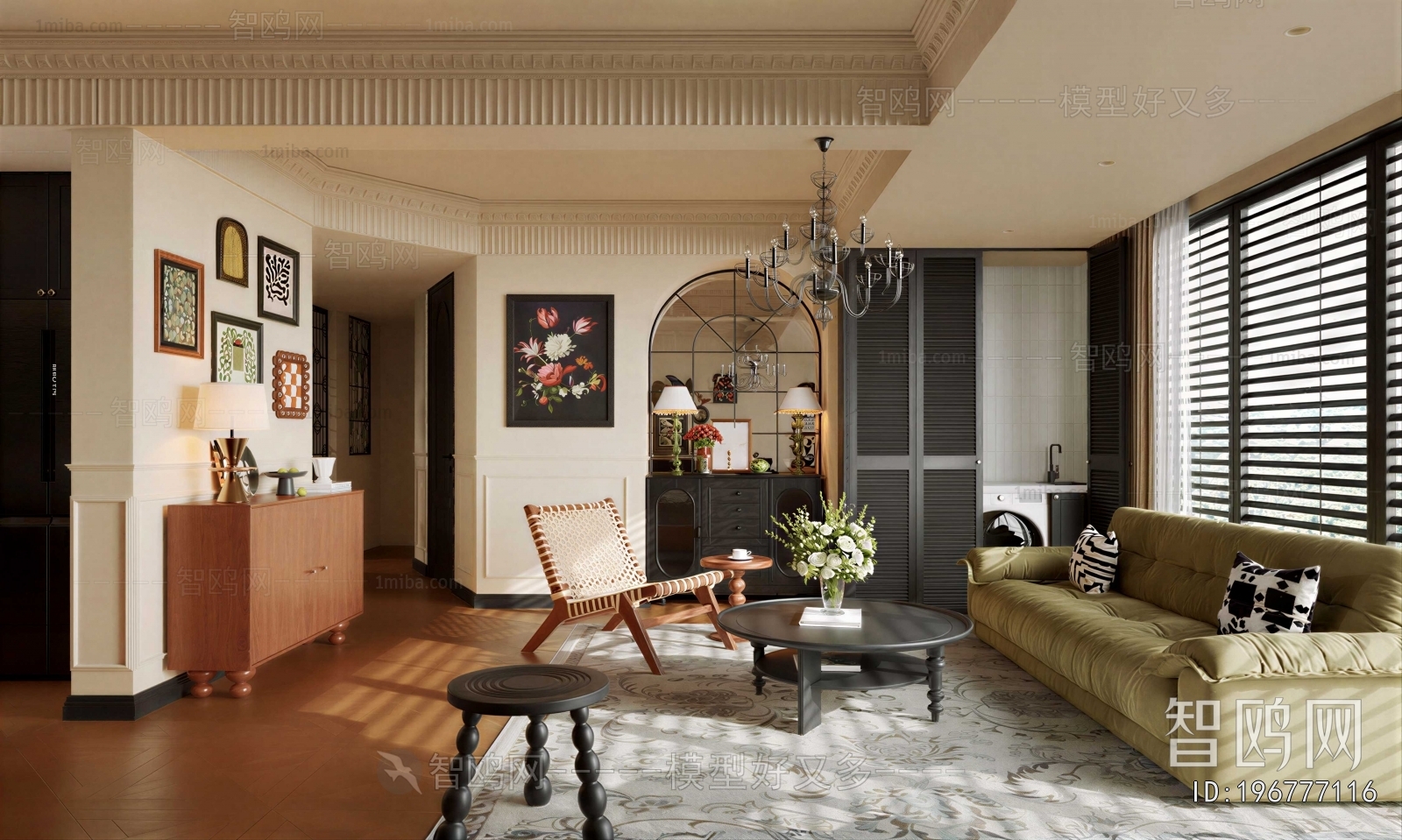 American Style A Living Room