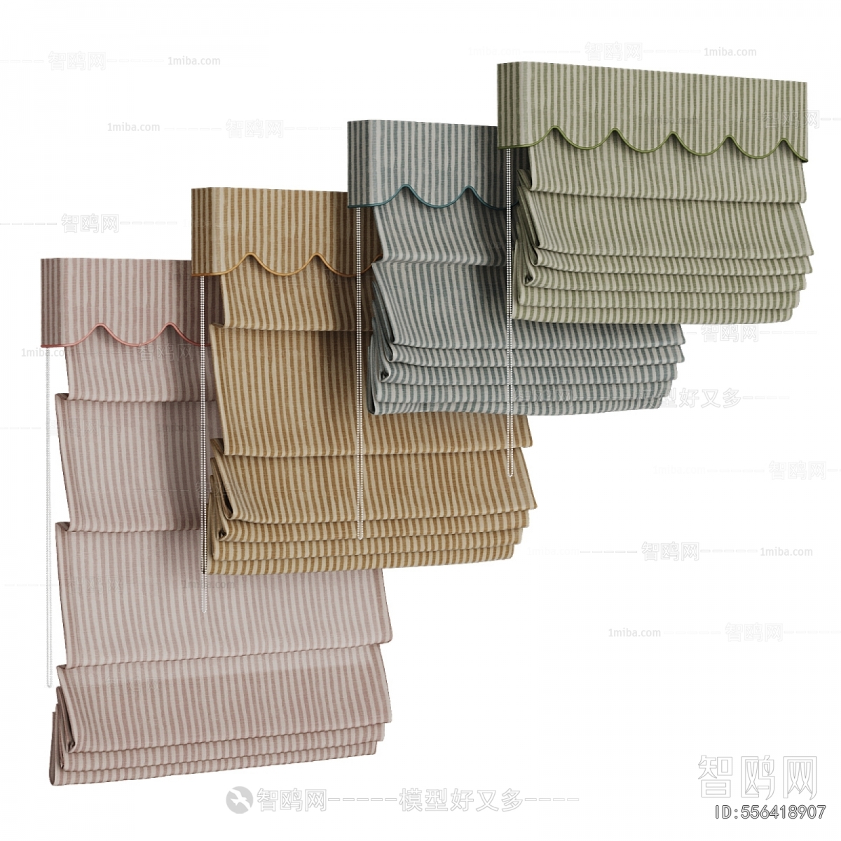 Modern Roman Curtain