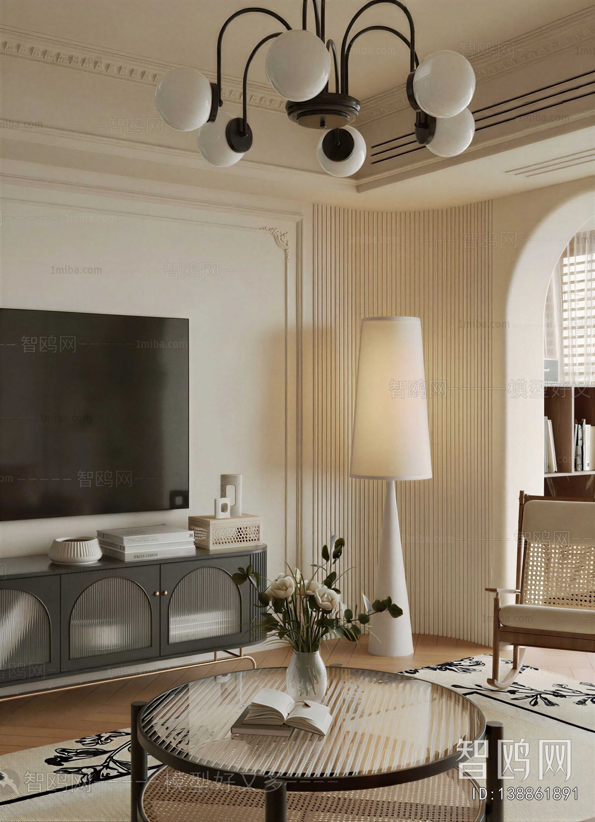 American Style A Living Room