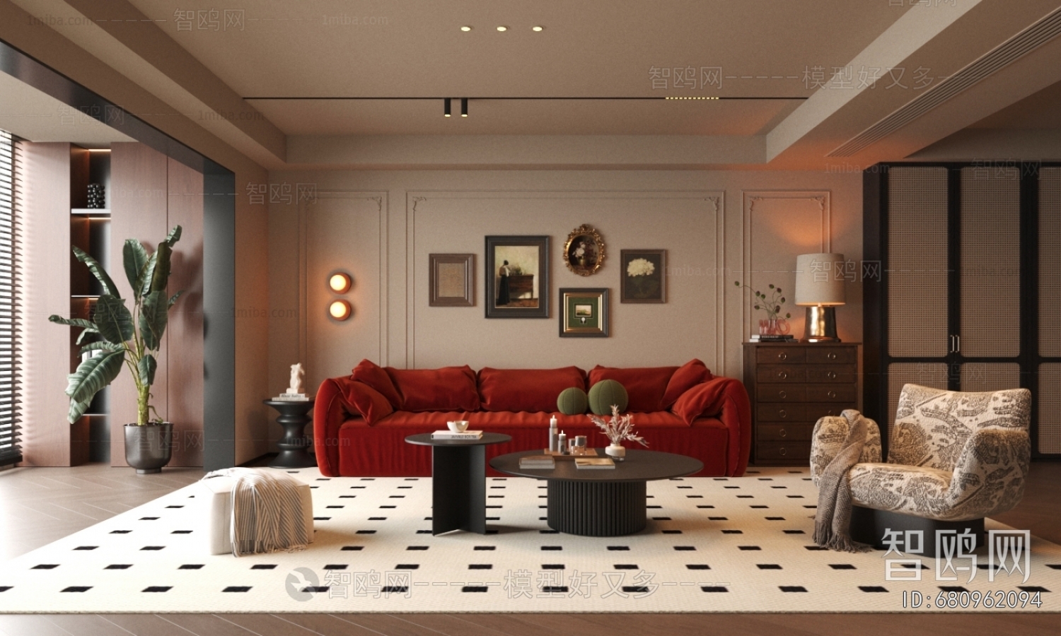 French Style A Living Room