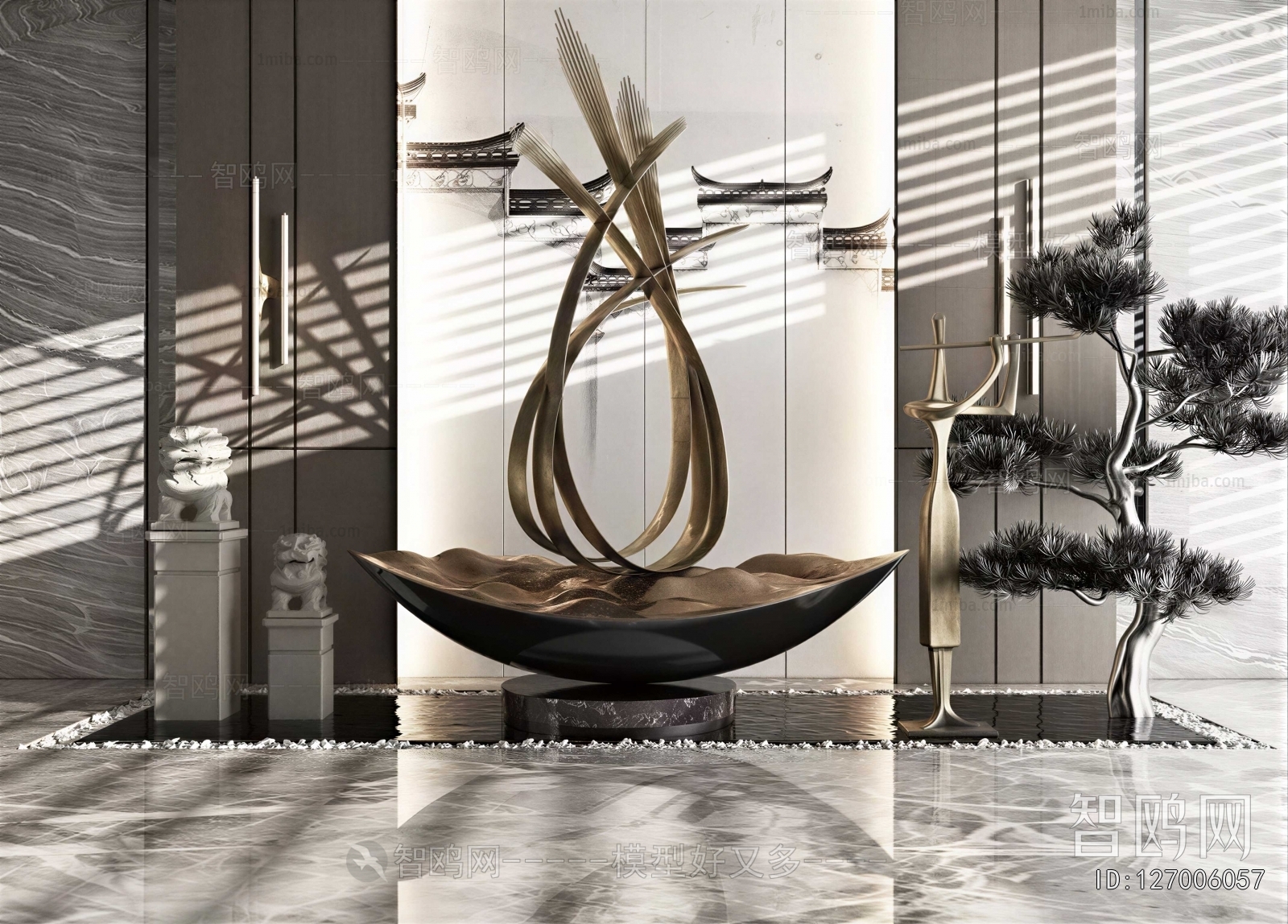 New Chinese Style Sculpture