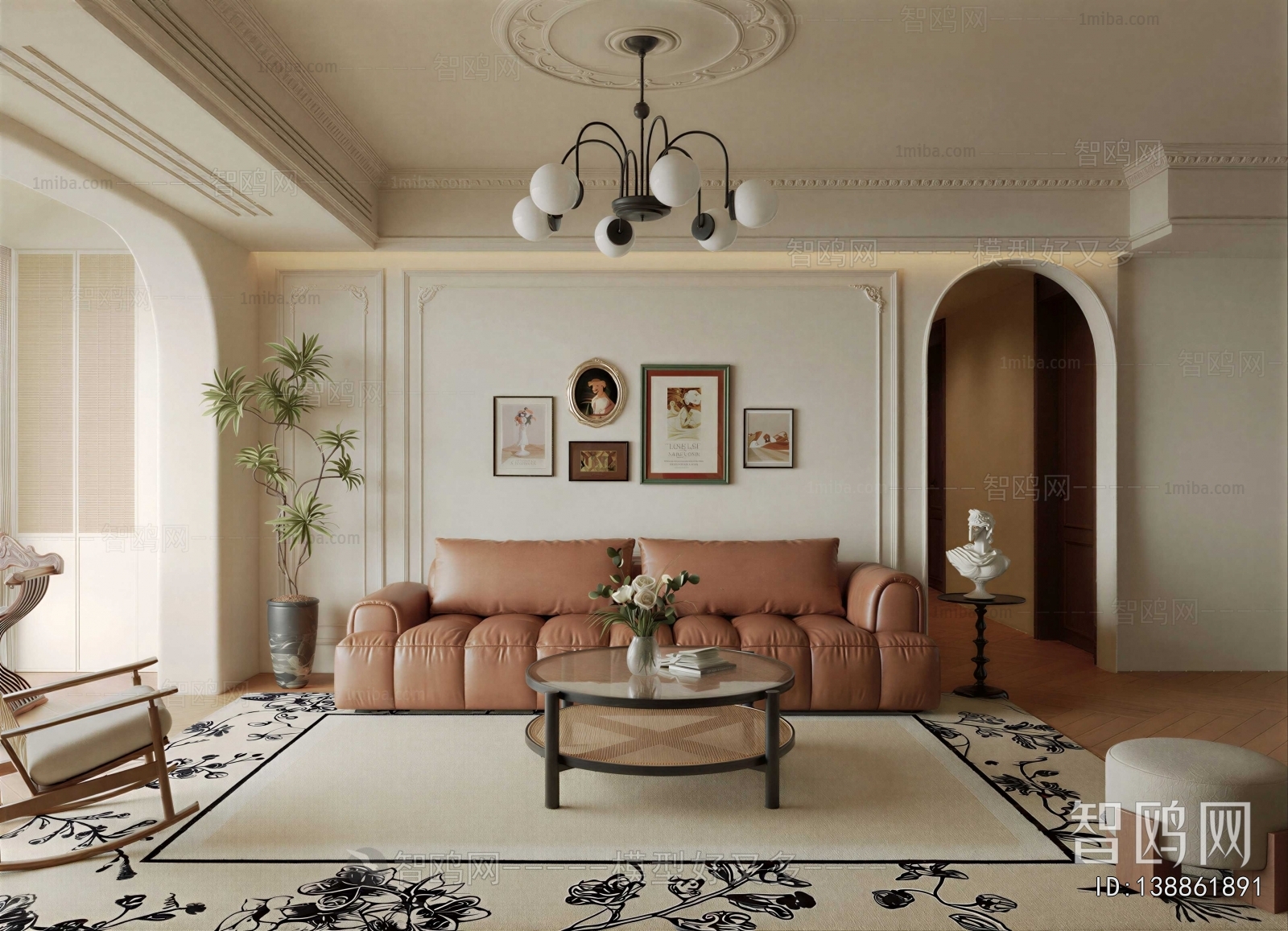 American Style A Living Room