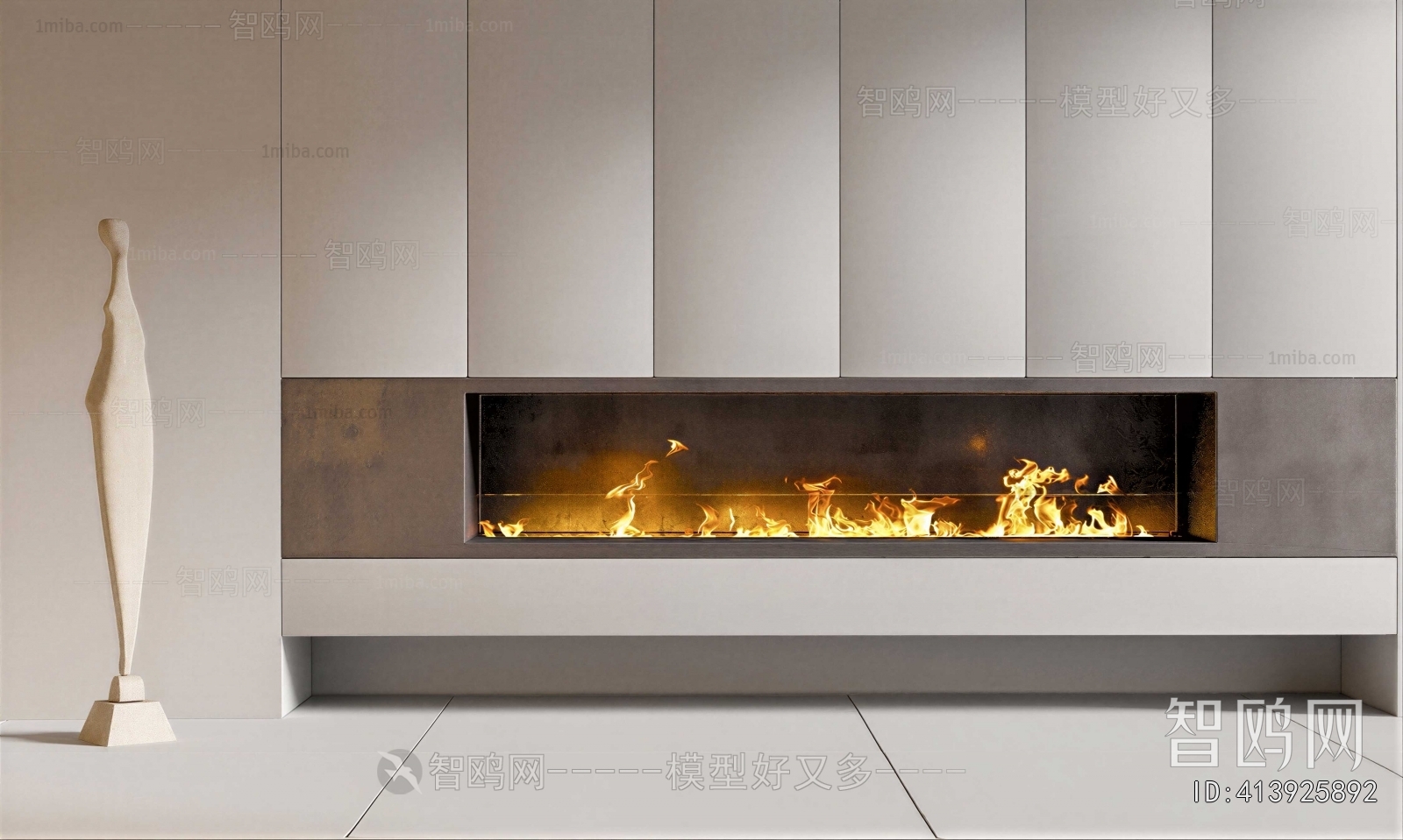 Modern Electronic Fireplace