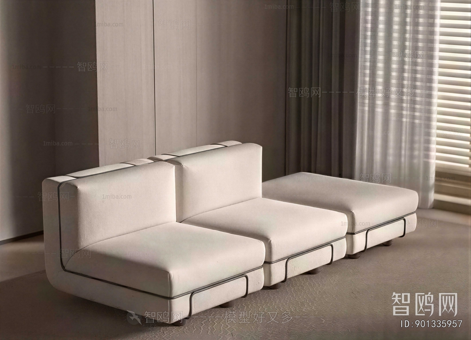 Modern Three-seat Sofa