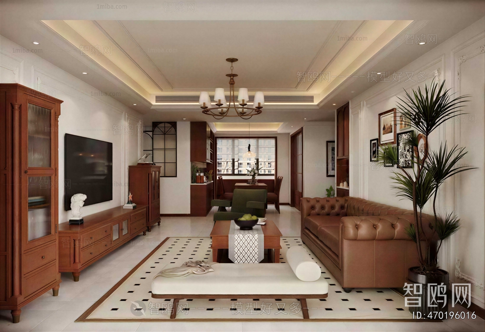 American Style A Living Room