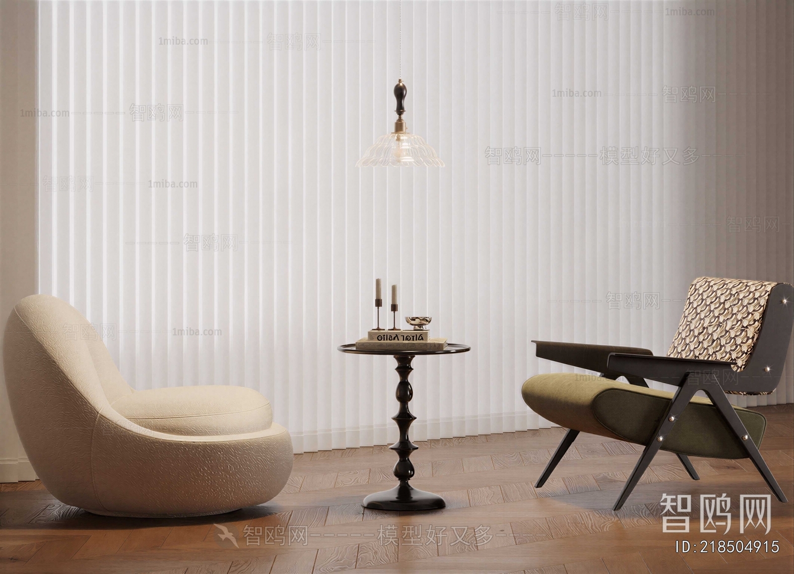 French Style Single Sofa