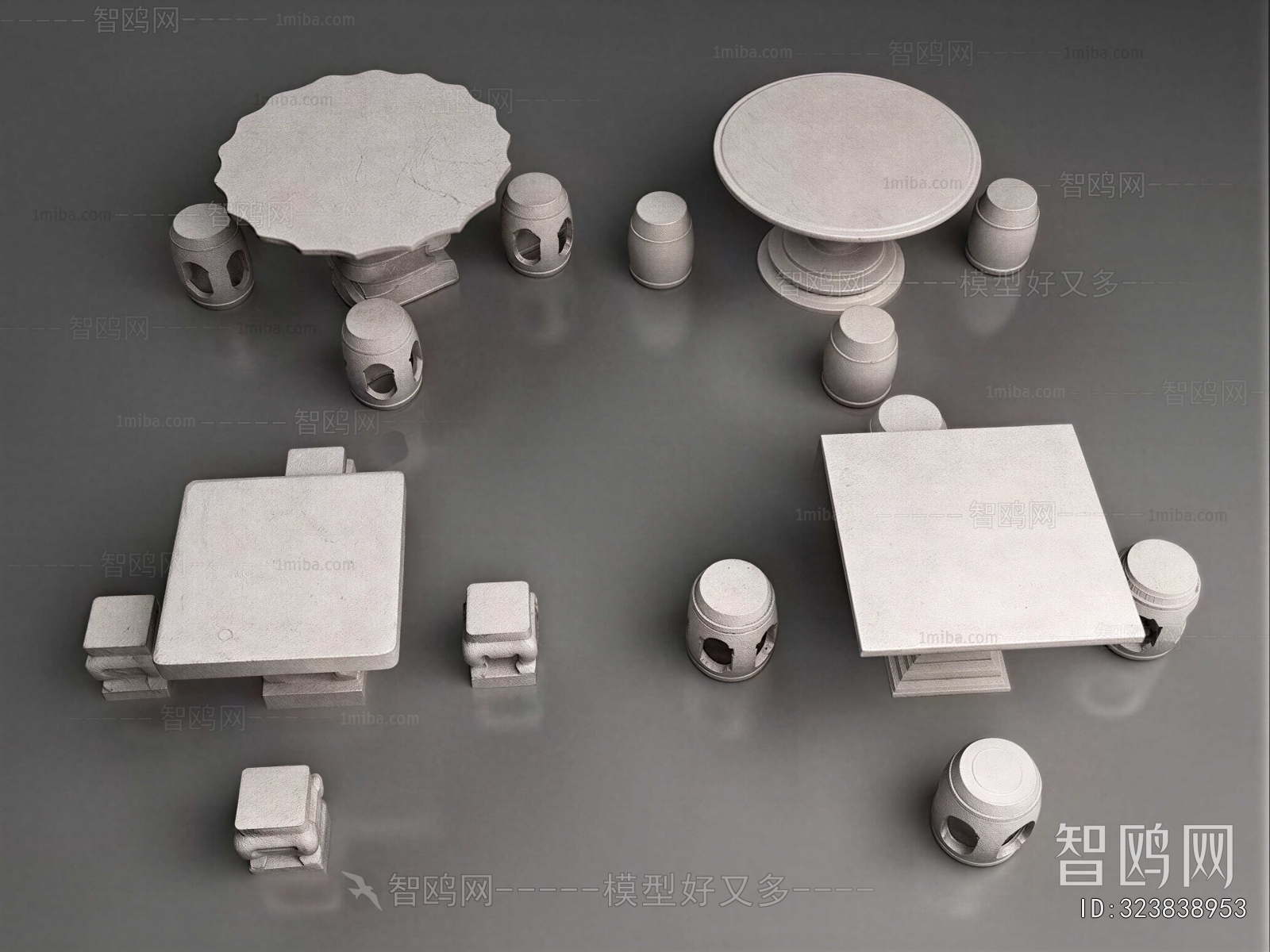 New Chinese Style Outdoor Tables And Chairs