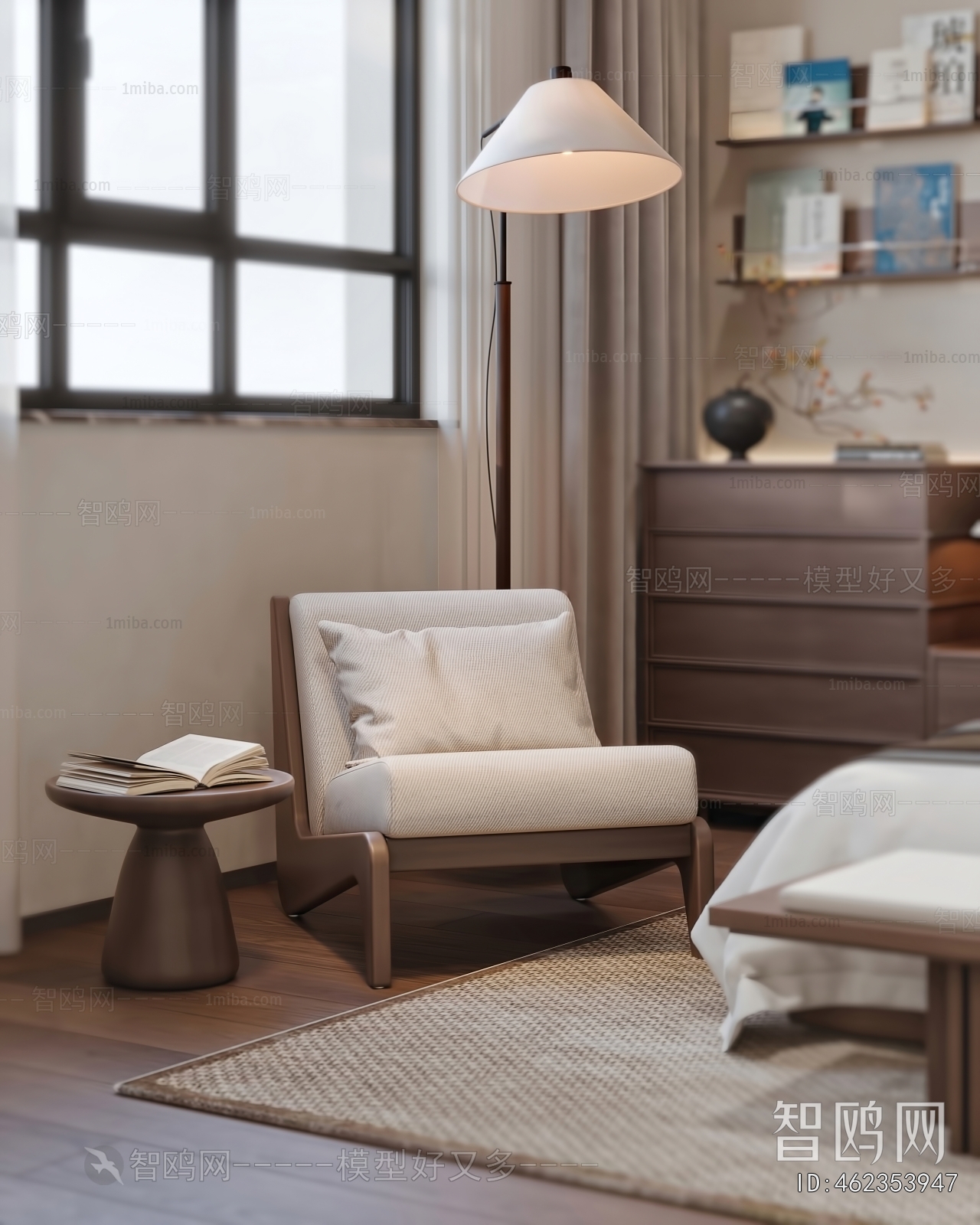 New Chinese Style Bedroom