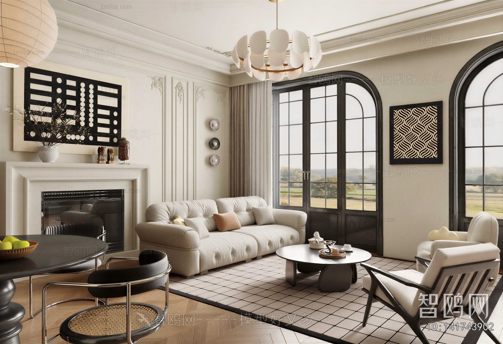 French Style A Living Room