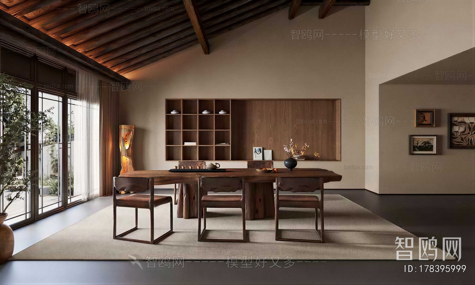 Wabi-sabi Style Tea House