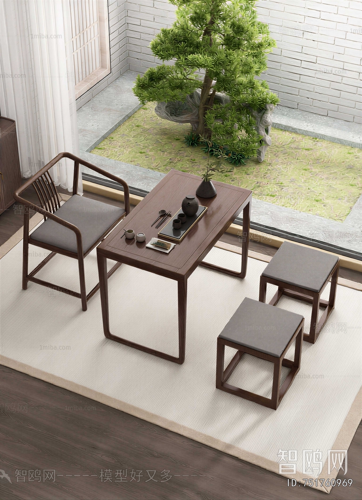 New Chinese Style Tea Tables And Chairs