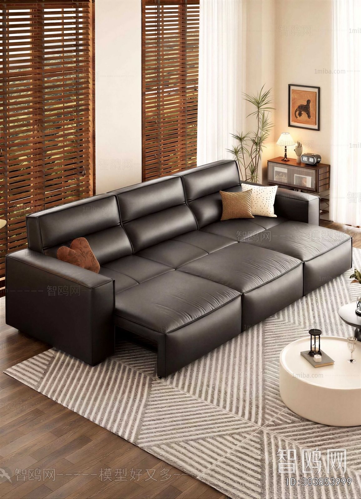 Modern Three-seat Sofa