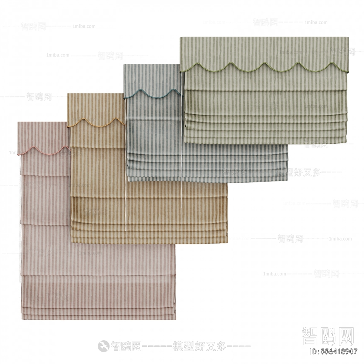 Modern Roman Curtain