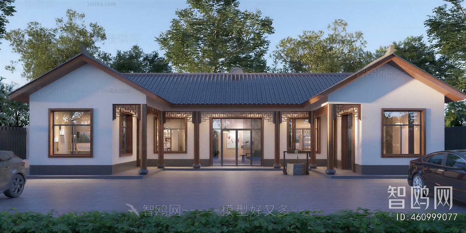 New Chinese Style Courtyard/landscape