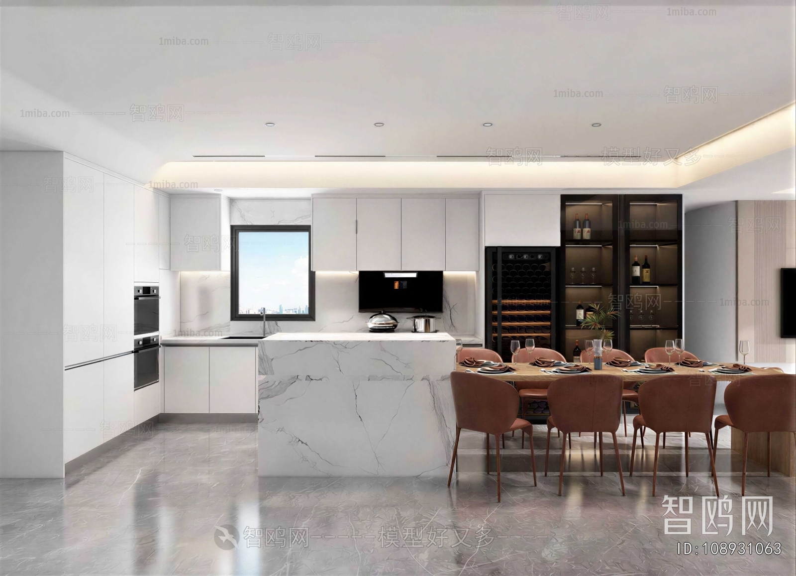 Modern Open Kitchen