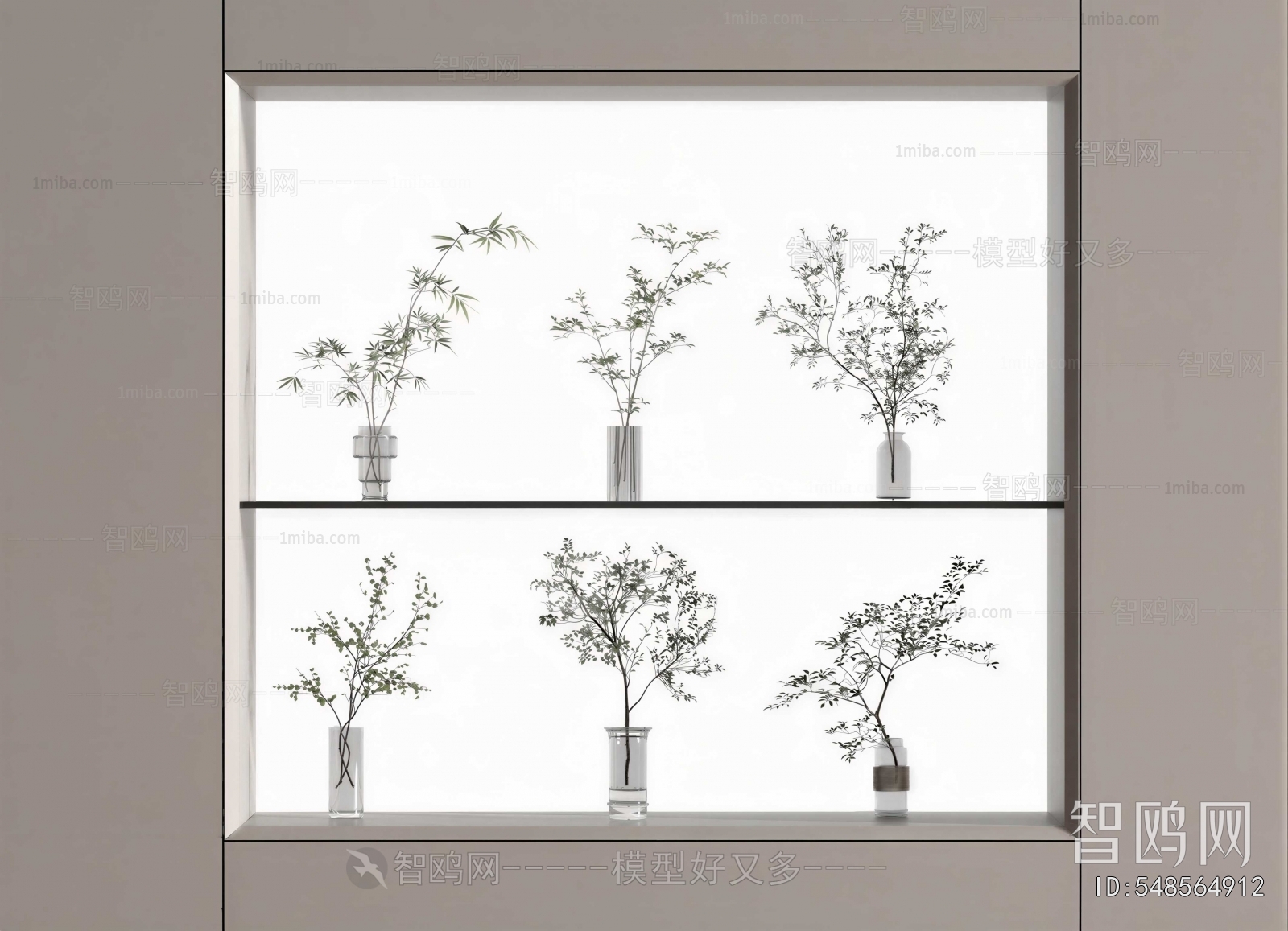 Modern Aquatic Green Plant