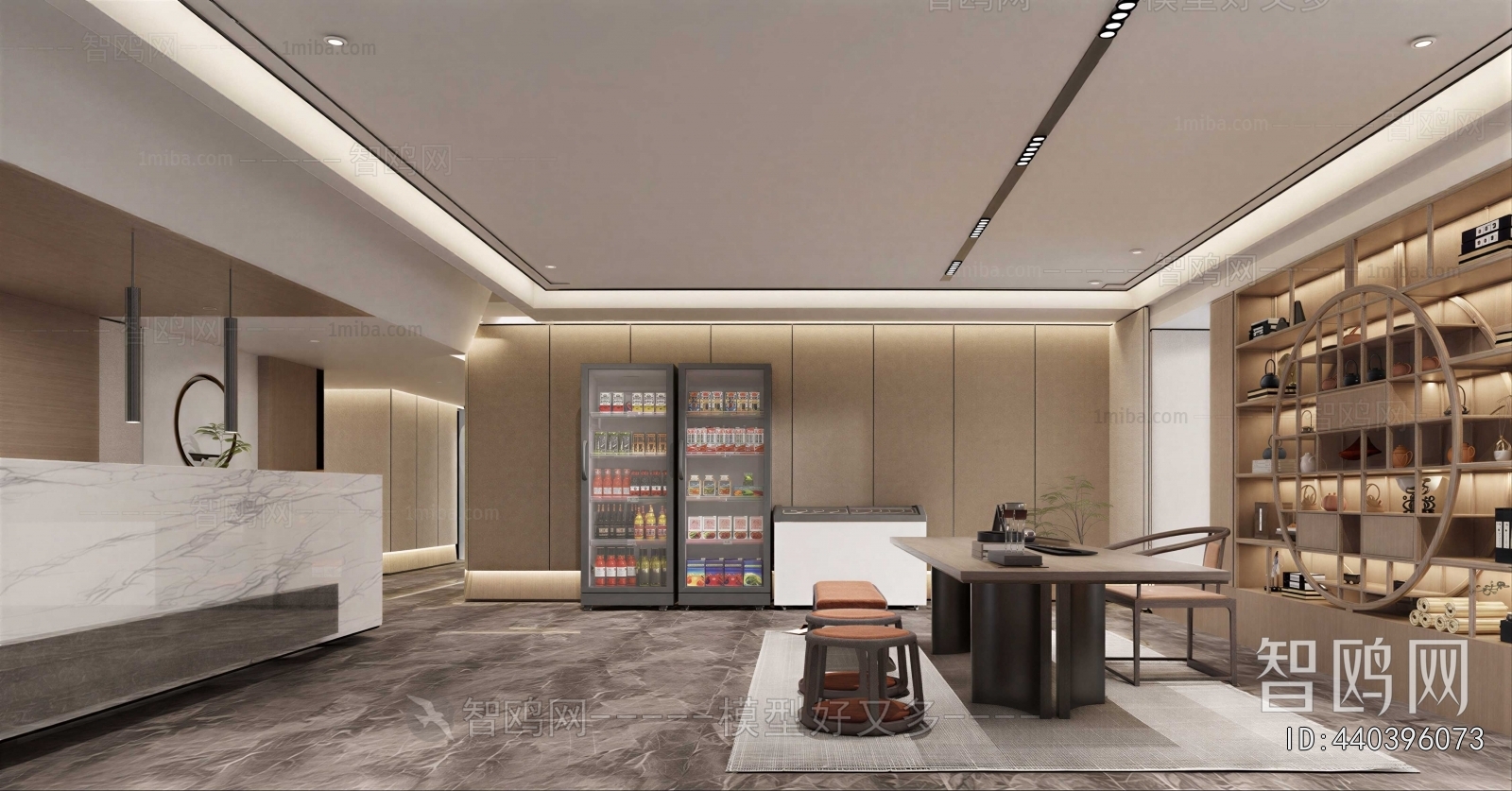 New Chinese Style Lobby Hall