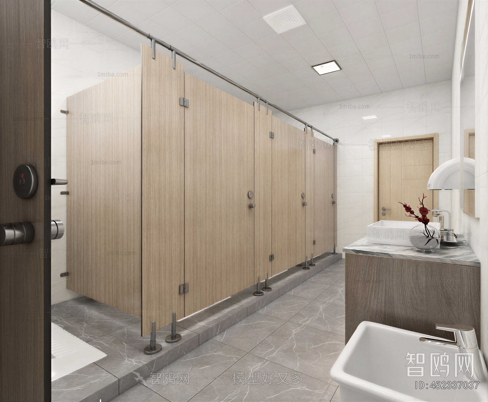 Modern Public Toilet