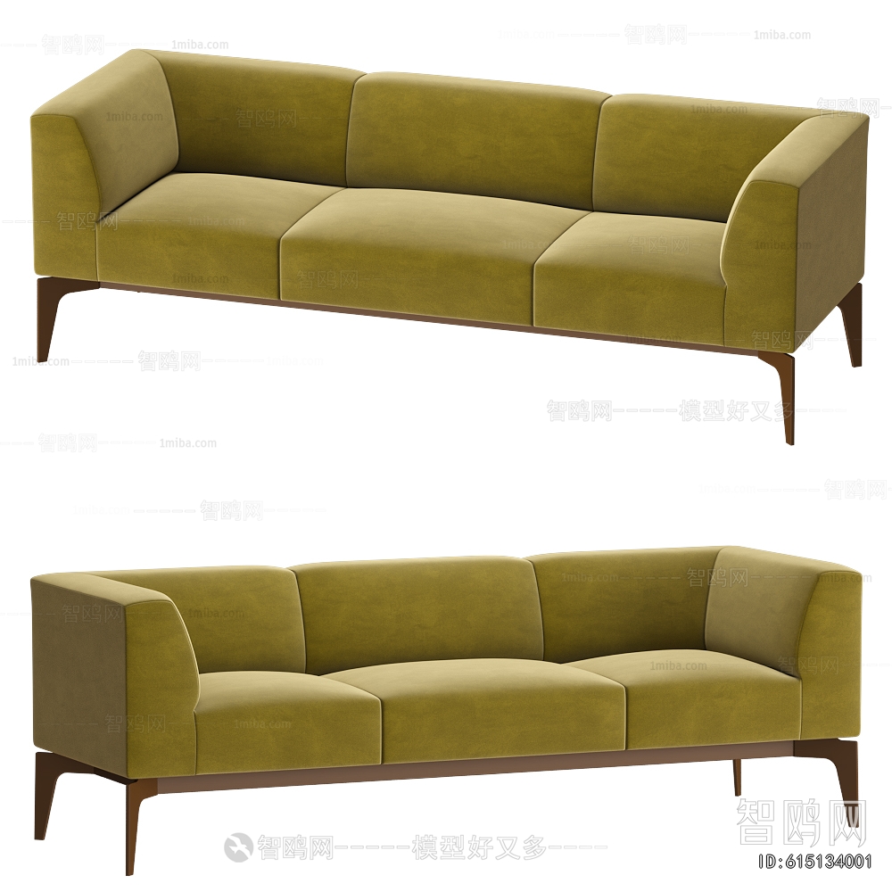 Modern Three-seat Sofa