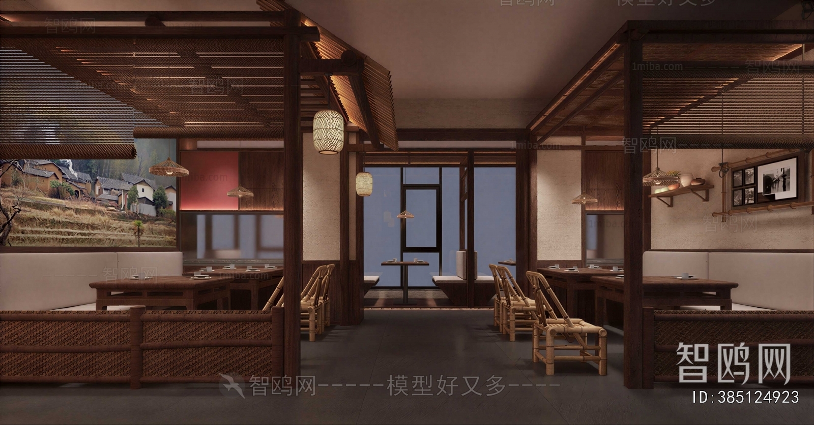 New Chinese Style Dining Room