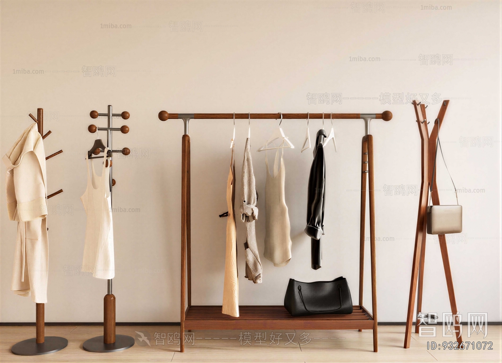 Wabi-sabi Style Coat Hanger