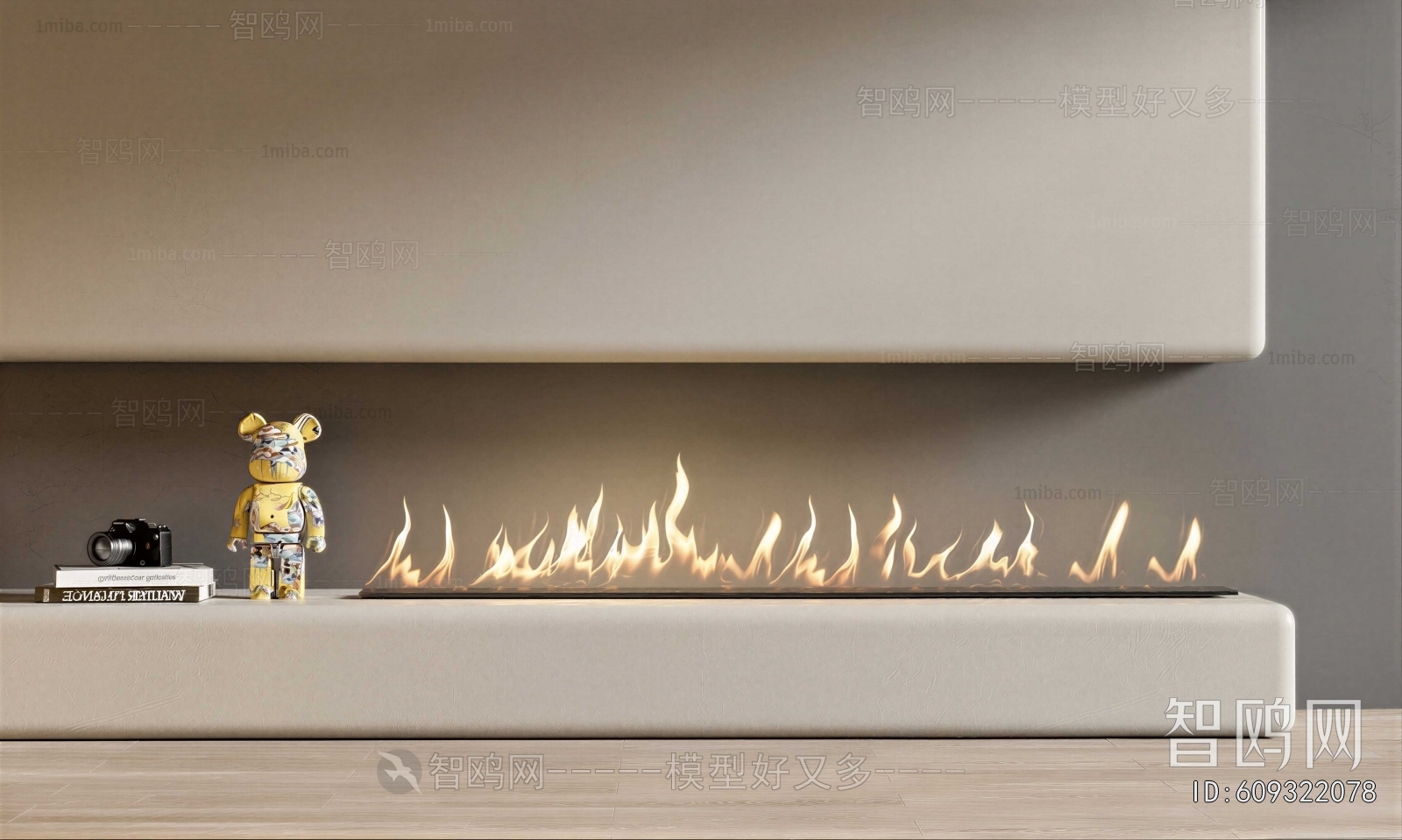 Modern Electronic Fireplace
