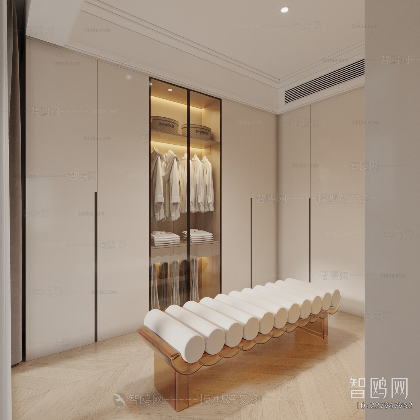 Modern Clothes Storage Area